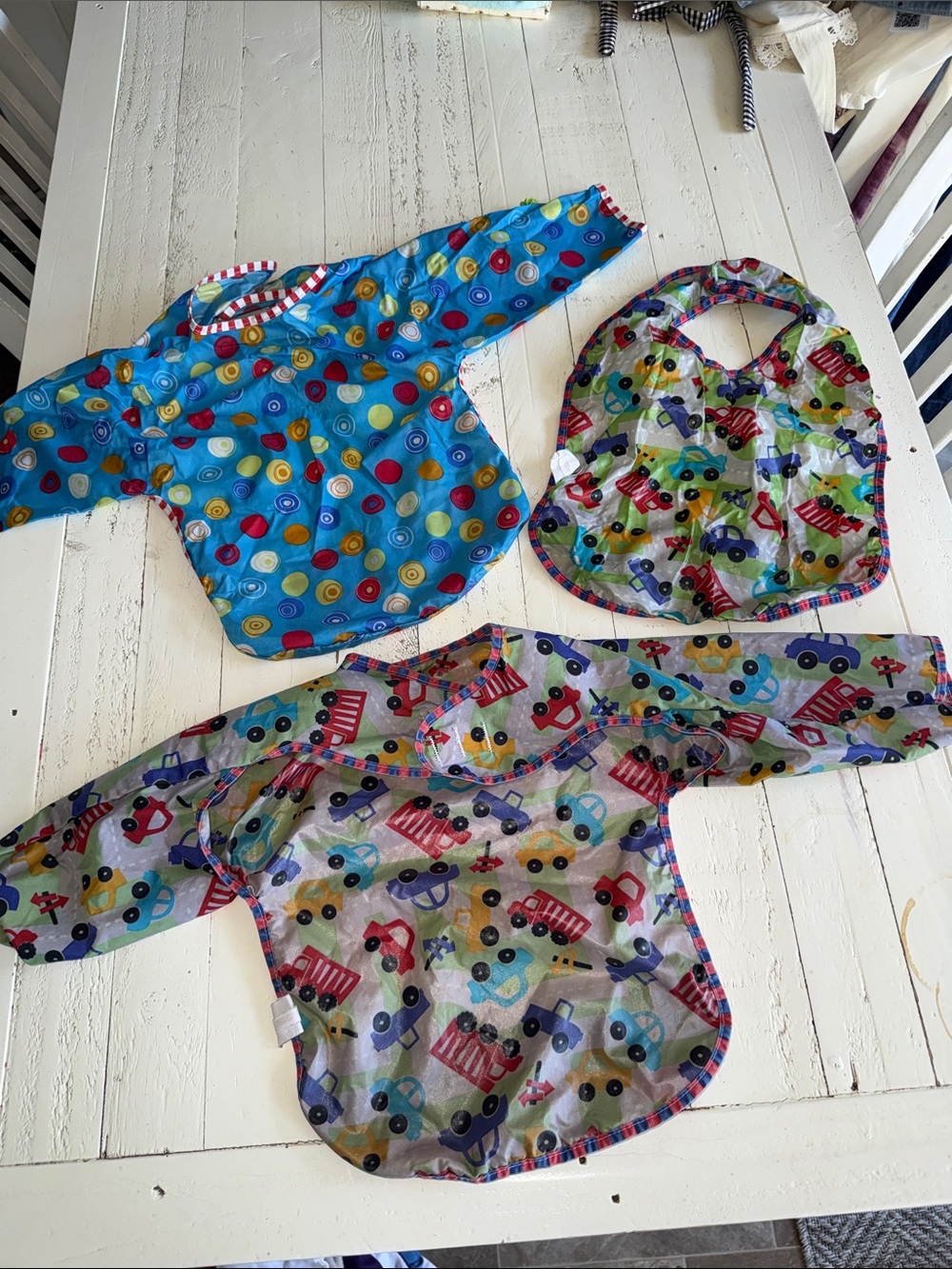 Kushies kids Waterproof Long-Sleeve waterproof crafting Bib Smock